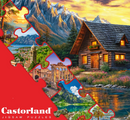1000 Piece Jigsaw Puzzle, Coastal Life, Mediterranean Village, Italian Riviera puzzle, Seaside, Adult Puzzle, Castorland C-105465-2
