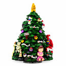 Santa Drummer Rotating Musical Christmas Tree Figurine
