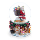 Santa's Chimney Adventure Musical Water Snow Globe