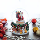Santa's Chimney Adventure Musical Water Snow Globe