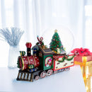 Children Riding Train Musical Water Snow Globe