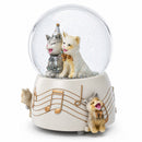 Cats Party Musical Water Snow Globe
