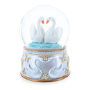 Romantic Swan Spinning Musical Water Snow Globe