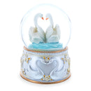 Romantic Swan Spinning Musical Water Snow Globe
