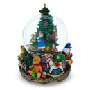 Children Decorating Tree LED Musical Water Snow Globe