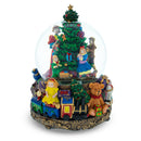 Children Decorating Tree LED Musical Water Snow Globe