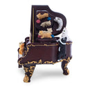 Animated Musical Piano Cat Figurine - Moving Kitten Keyboard Music Box