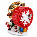 Santa's Whirling Ferris Wheel Rotating Musical Figurine