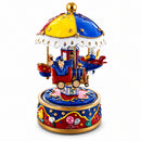 Animated Musical Carousel Figurine - Moving Train Airplane Boat Music Box