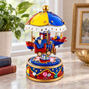 Animated Musical Carousel Figurine - Moving Train Airplane Boat Music Box