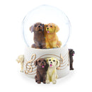 Dogs Party Musical Water Snow Globe
