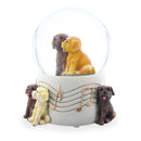 Dogs Party Musical Water Snow Globe