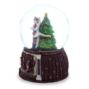 Dancing Nutcracker and Ballerina Musical Water Snow Globe
