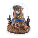 Regal Gift Bearers Nativity Scene Musical Water Snow Globe