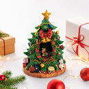 Tabletop Tree Spinning Musical Christmas Figurine