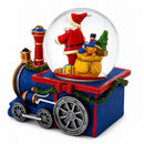 Santa's Train of Gifts Musical Water Snow Globe