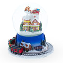 Moving Train Base Musical Christmas Water Snow Globe