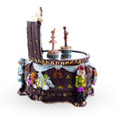Animated Nutcracker Theatre Figurine - Rotating Ballerina Mirror Music Box