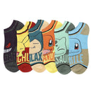 Pokemon Character Ankle Socks 6 Pair Set