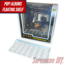 Pop! ALBUMS Floating Shelf Wall Mount | Fits 9W X 3.5D Funko Pop Albums Box | Includes mounting screws