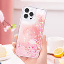 Pop Mart Pucky: Cherry Blossom Tipsy Series Phone Case iPhone12/12Pro iPhone12 ProMax iPhone13Pro iPhone13ProMax Accessories Kouhigh Toys 