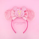 Pink Pumpkin Fur Halloween Ears
