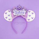 Purple Birthday Princess Ears