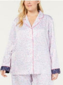 Charter Club Women's Satin Notch-Collar Pajama Top