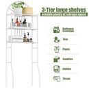 3-Tier Bathroom Rack Over-the-Toilet Storage Rack with 3 Shelves