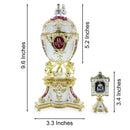 1903 Royal Danish Musical Imperial Easter Egg 9.6 Inches