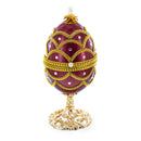 Real Eggshell Royal Inspired Musical Easter Egg 5.4 Inches