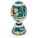 Enameled Nesting Doll Easter Egg Figurine