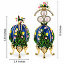 1898 Lilies of the Valley Royal Imperial Easter Egg 4.75 Inches