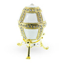 1890 Danish Palaces Royal Imperial Easter Egg in White