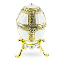 1890 Danish Palaces Royal Imperial Easter Egg in White