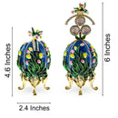 1898 Lilies of the Valley Royal Imperial Easter Egg 4.75 Inches