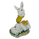 Bunny Family Jeweled Trinket Box Figurine