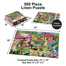Country Escapes - Stone Mill Vineyards 500 Piece Jigsaw Puzzle