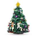 Santa Drummer Rotating Musical Christmas Tree Figurine