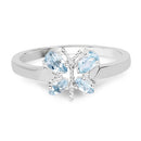 0.68 Carat Genuine Blue Topaz .925 Sterling Silver Ring