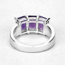 2.85 Carat Genuine Amethyst .925 Sterling Silver Ring