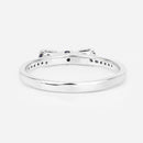 0.31 Carat Genuine Blue Sapphire 14K White Gold Ring