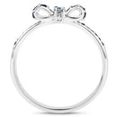 0.31 Carat Genuine Blue Sapphire 14K White Gold Ring