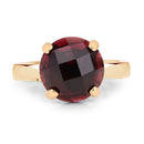 7.38 Carat Genuine Garnet .925 Sterling Silver Ring