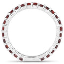 1.04 Carat Genuine Garnet .925 Sterling Silver Ring
