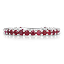 1.04 Carat Genuine Ruby .925 Sterling Silver Ring