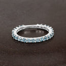 0.94 Carat Genuine Swiss Blue Topaz .925 Sterling Silver Ring