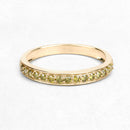 0.32 Carat Genuine Yellow Diamond 14K Yellow Gold Ring (I1-I2)