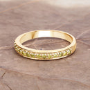 0.32 Carat Genuine Yellow Diamond 14K Yellow Gold Ring (I1-I2)