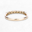 0.16 Carat Genuine Green Diamond 14K Yellow Gold Ring (I1-I2)